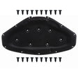 BMW F-Series Engine Hood Insulation Mat with Mounting Clips - OEM Replacement 51487221993 - Full View