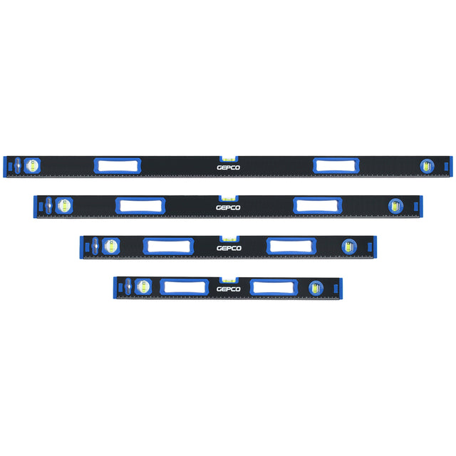 The GEPCO Profi Aluminum Spirit Level in use, showing its precision and durability.