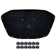 GEPCO engine hood insulation mat for Skoda Octavia II with pre-drilled mounting holes, top view