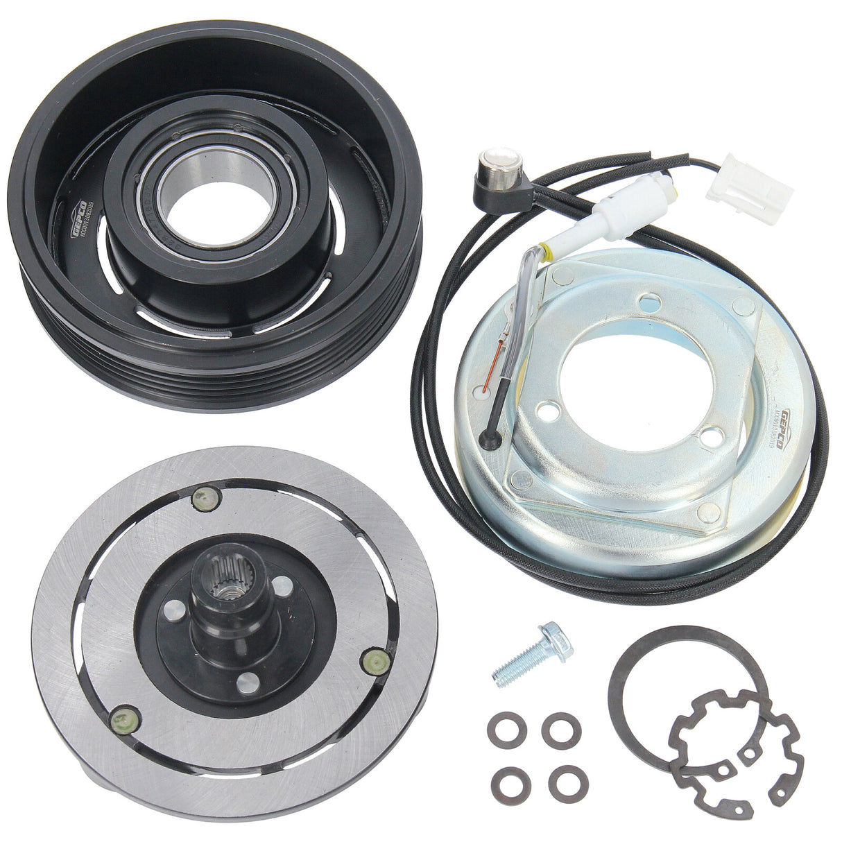 GEPCO Klimakompressor Magnetkupplung Riemenscheibe Magnetspule Mazda 3 BK Mazda 5 CR19