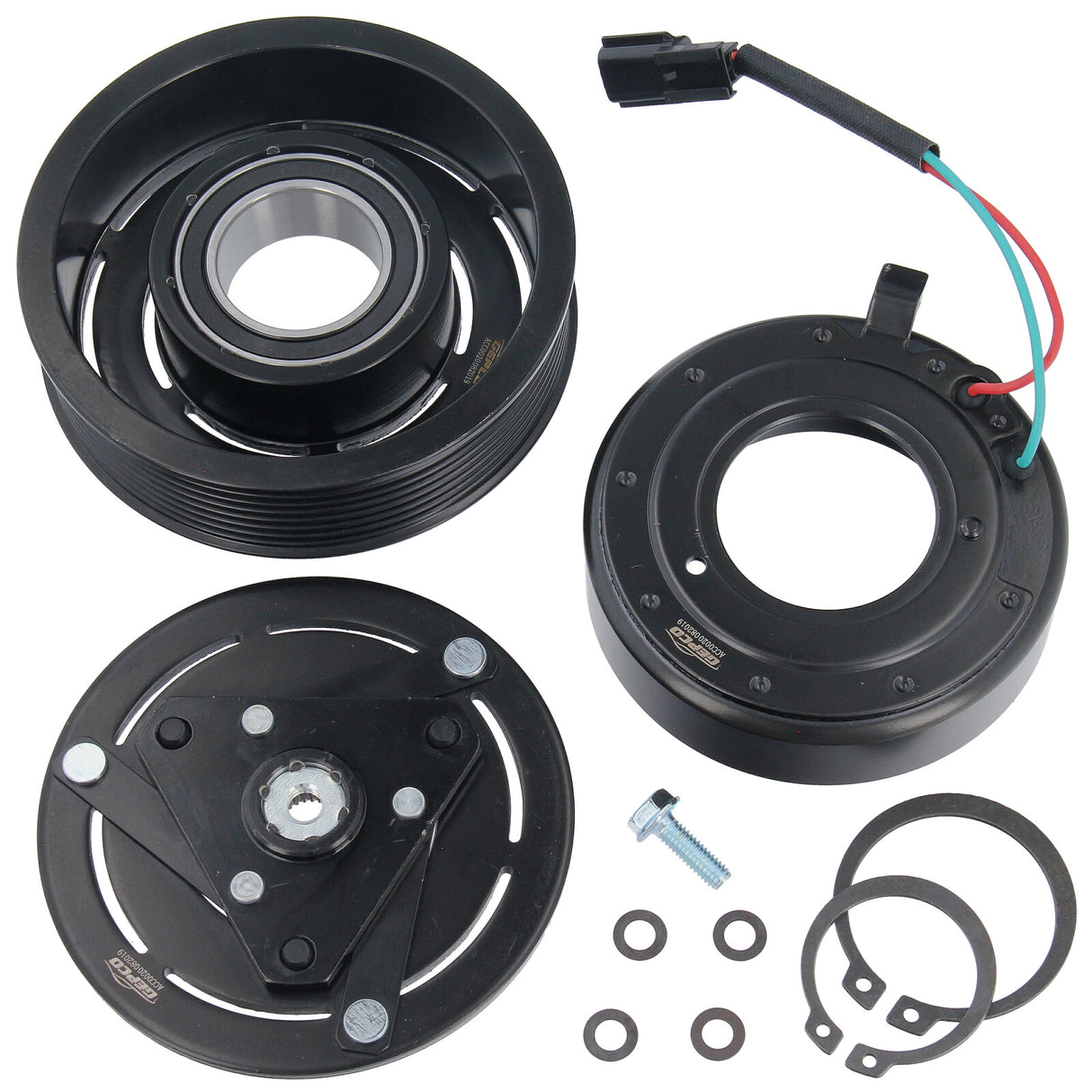 GEPCO Klimakompressor Magnetkupplung für Nissan X-Trail Renault Laguna Megane III 2.0