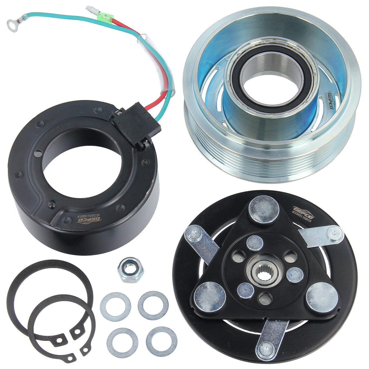 GEPCO Klimakompressor Magnetkupplung Riemenscheibe Magnetspule Honda Accord CL CR-V RD