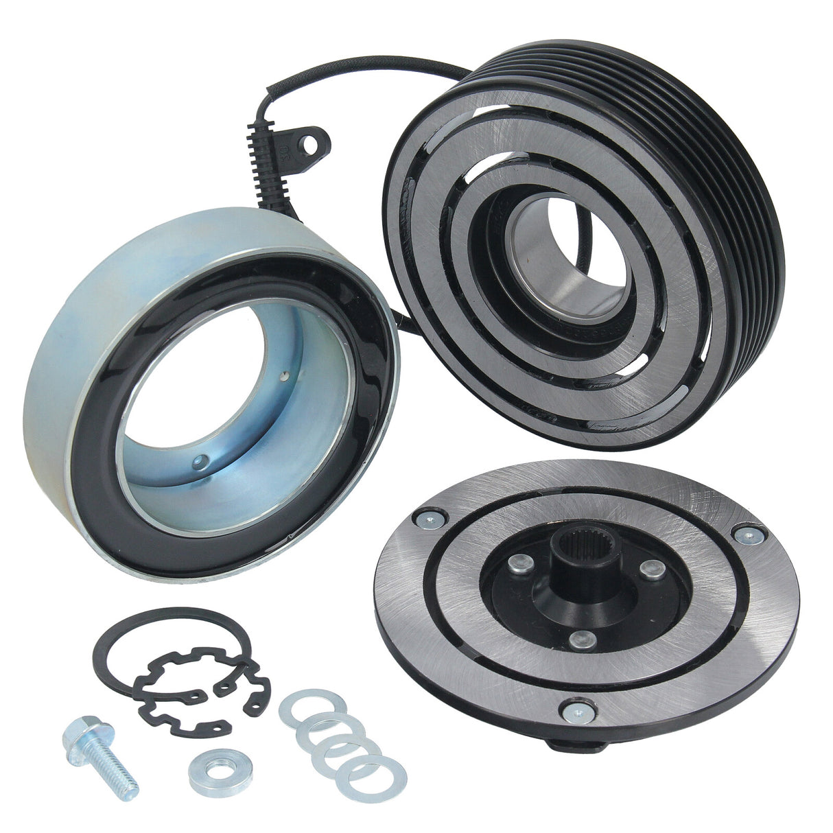 GEPCO Klimakompressor Magnetkupplung Riemenscheibe Magnetspule für BMW E46 X3 E83 Z4