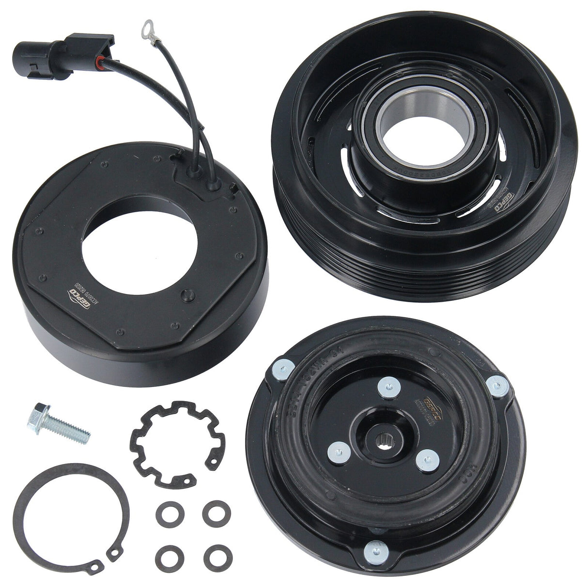 GEPCO Klimakompressor Magnetkupplung Riemenscheibe für Hyundai Santa Fe KIA Magentis