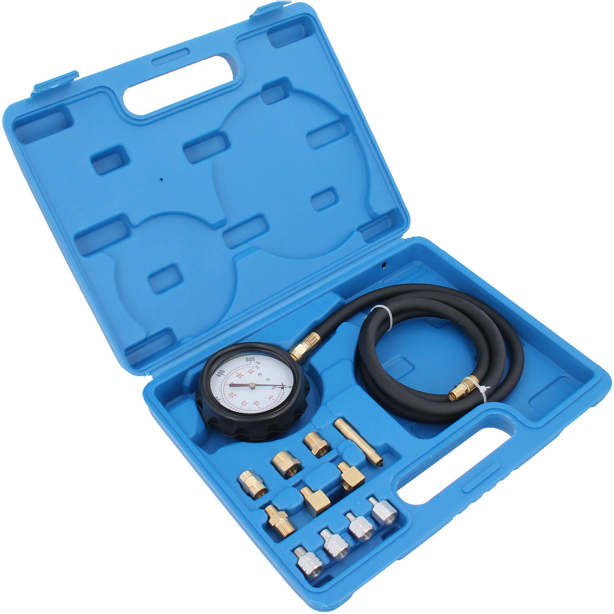 Öldruckprüfer 12-tlg. (2/6) - Detailansicht des Messgeräts. Neu.