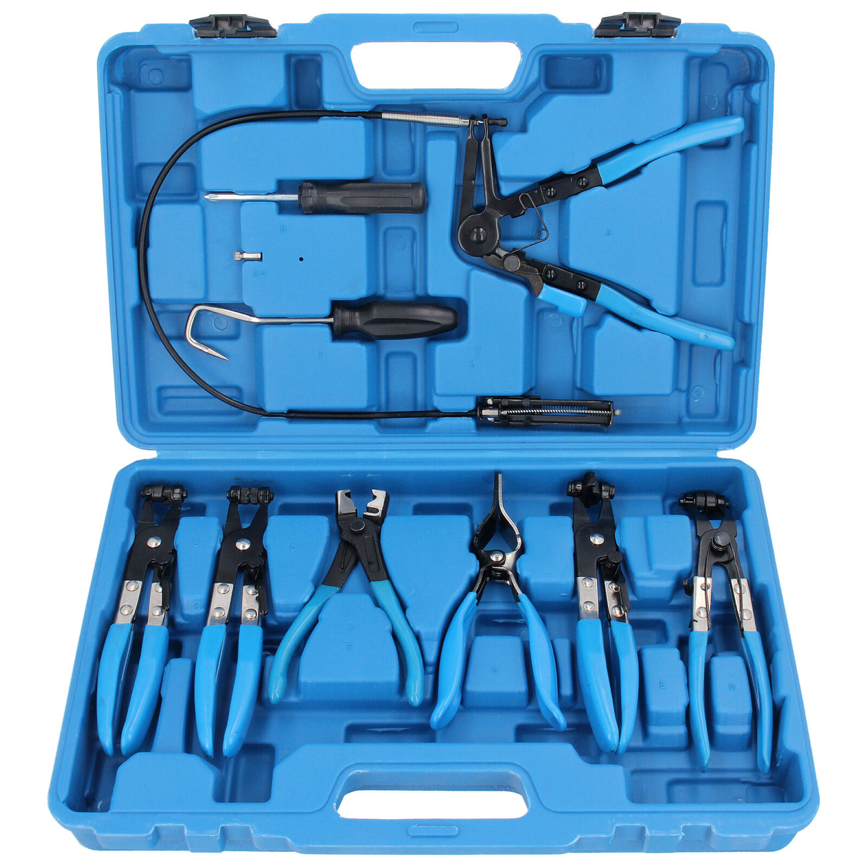 Schlauchschellenzange Kit Schlauchklemmenzange Schlauchschelle Set Zangen 11-tlg