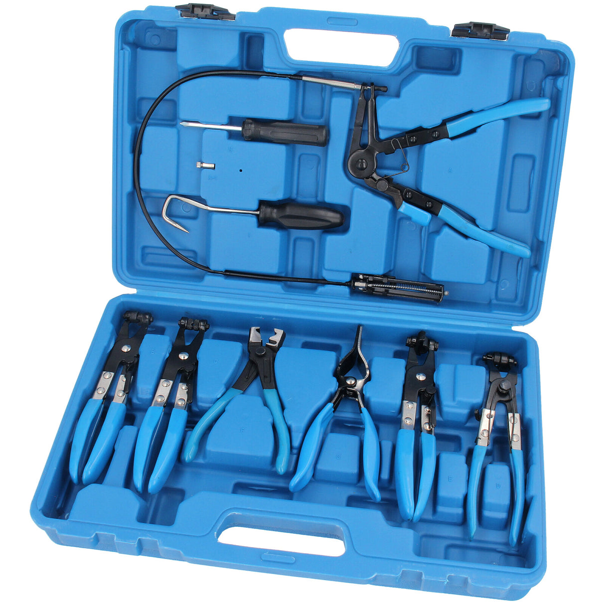 Schlauchschellenzange Kit Schlauchklemmenzange Schlauchschelle Set Zangen 11-tlg