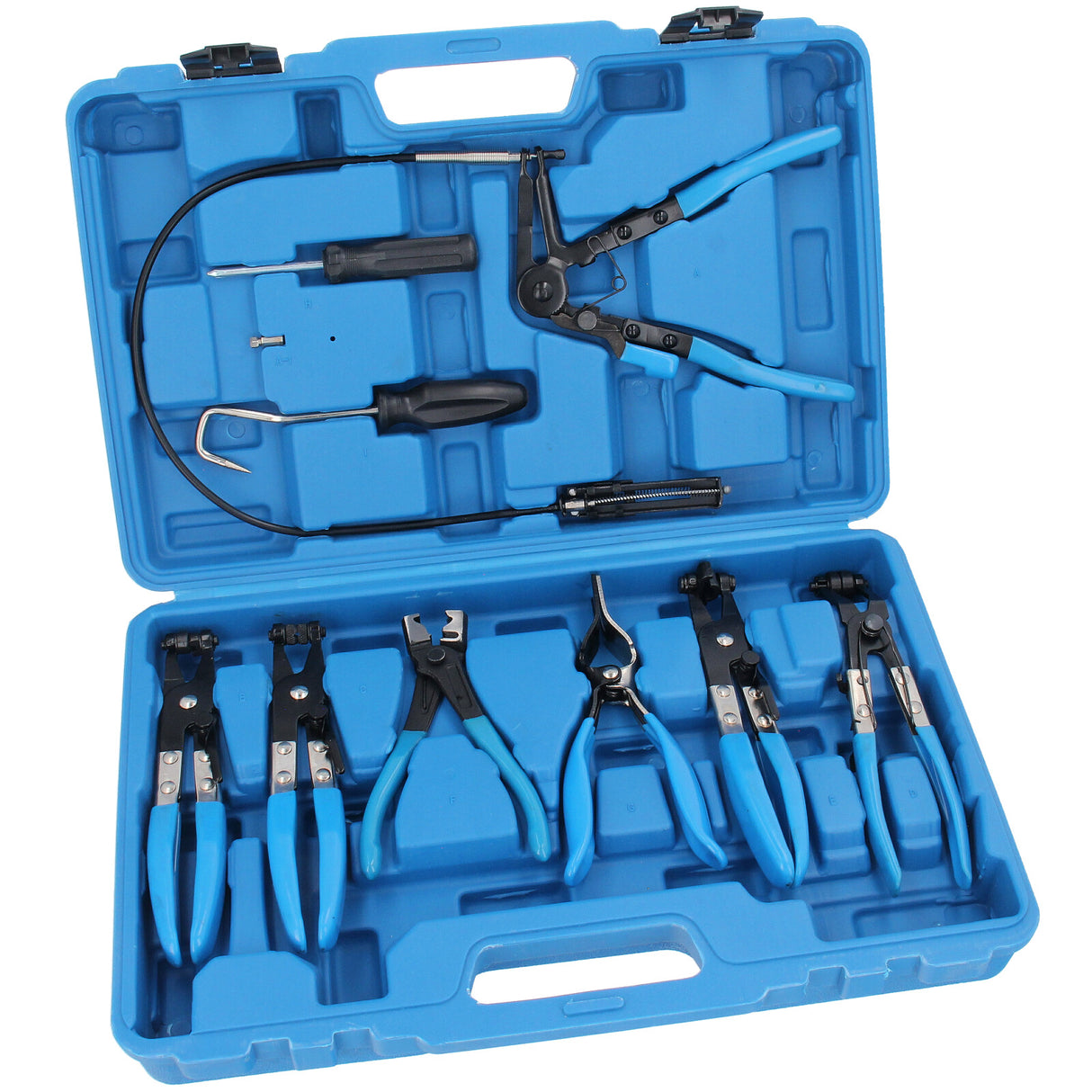 Schlauchschellenzange Kit Schlauchklemmenzange Schlauchschelle Set Zangen 11-tlg