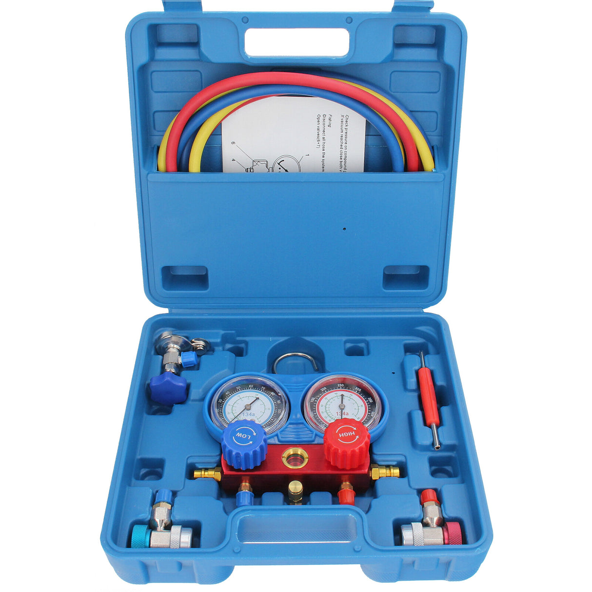 Druckuhr-Armatur für Klimaanlagenprüfung Klimaanlage Prüfung