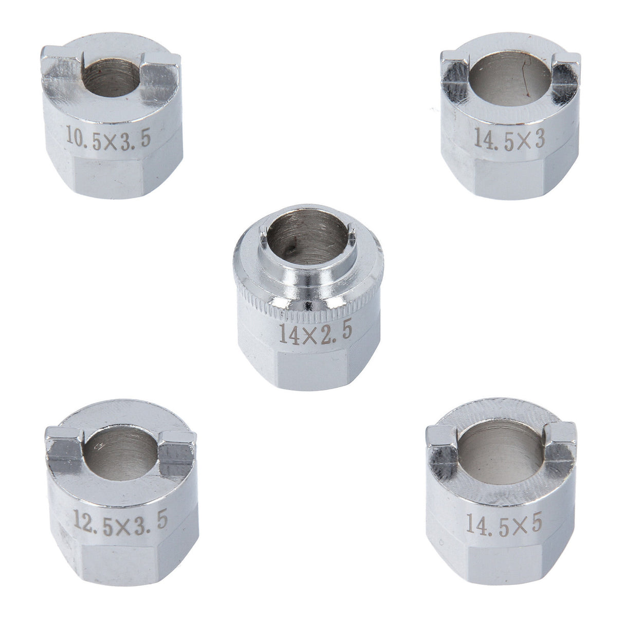 Zapfenschlüssel-Satz 5-tlg. für VW Golf 2, Audi, Mercedes (Bild 1/3: Gesamtansicht)