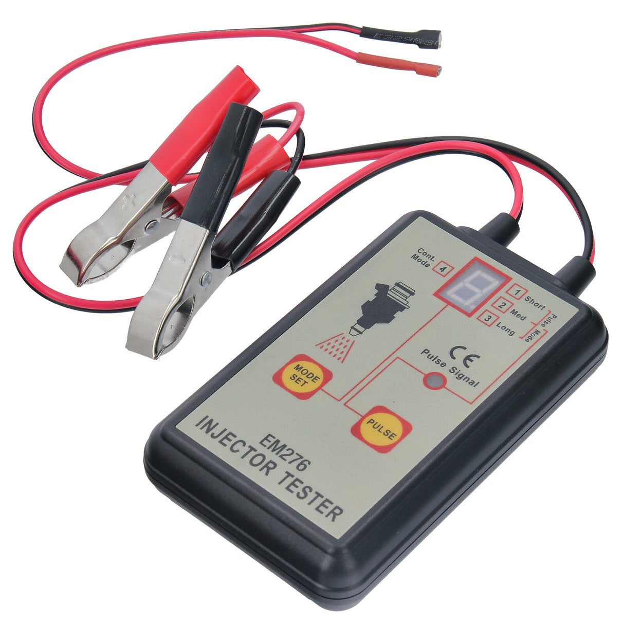 INJEKTION TESTER PRÜFER DIAGNOSEGERÄT WERKZEUG 12 V + Etui + Bedienungsanleitung