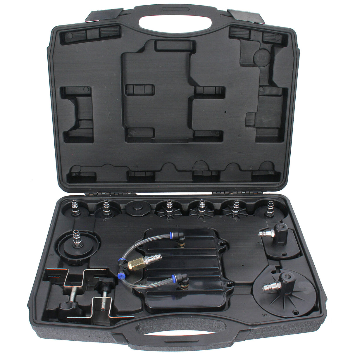 PROFI Druckluft-Bremsenentlüfter+Adapter-Satz Bremsen-Entlüftungsgerät Werkzeug