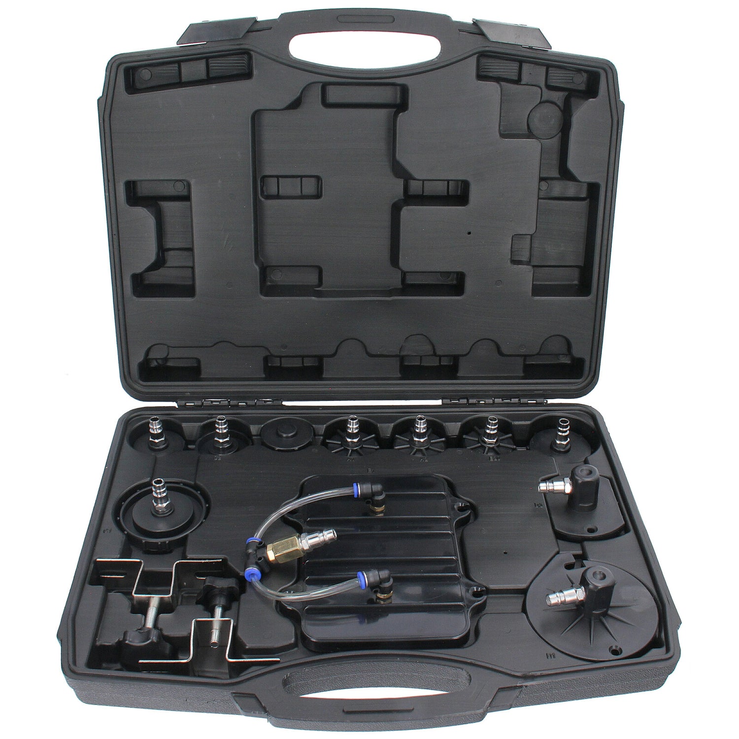 PROFI Druckluft-Bremsenentlüfter+Adapter-Satz Bremsen-Entlüftungsgerät Werkzeug