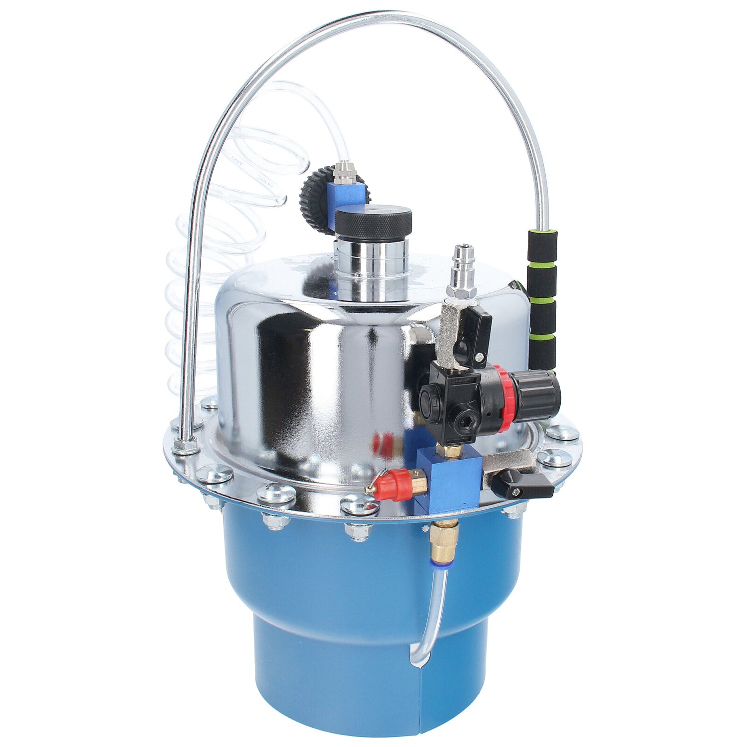 PROFI Druckluft-Bremsenentlüfter+Adapter-Satz Bremsen-Entlüftungsgerät Werkzeug