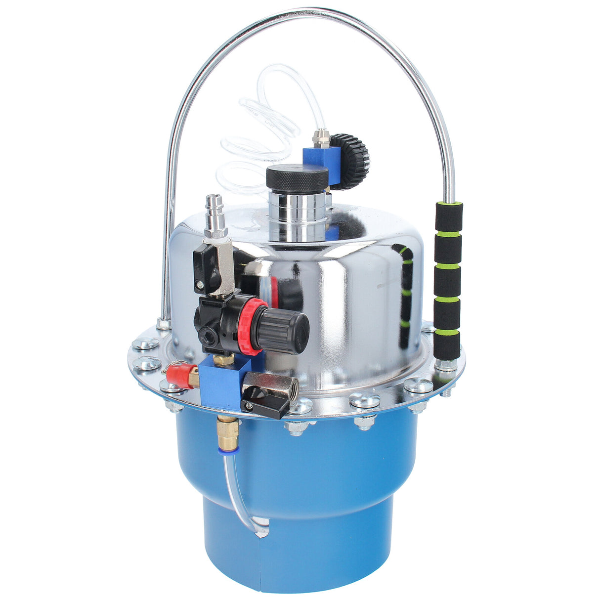 PROFI Druckluft-Bremsenentlüfter+Adapter-Satz Bremsen-Entlüftungsgerät Werkzeug