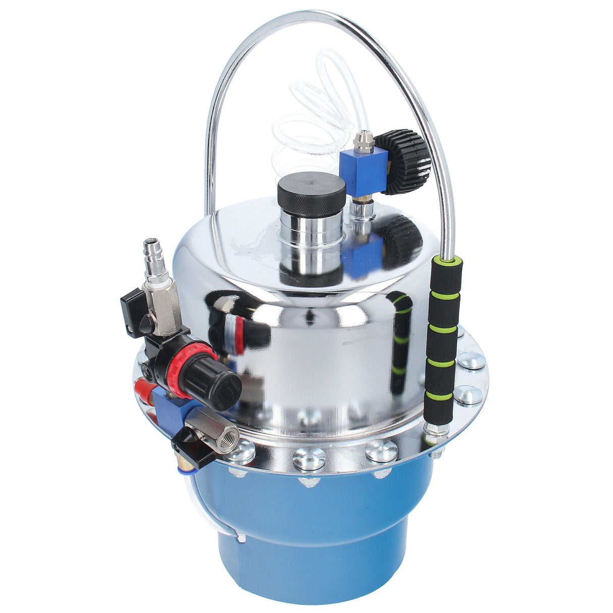 PROFI Druckluft-Bremsenentlüfter+Adapter-Satz Bremsen-Entlüftungsgerät Werkzeug