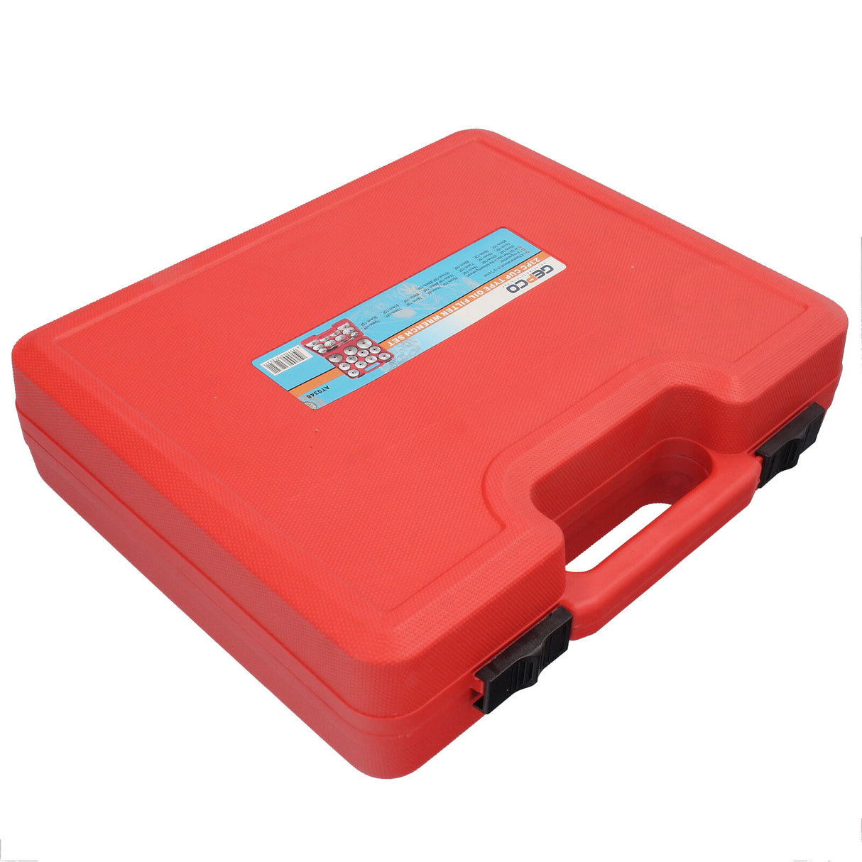 23-tlg. Ölfilterschlüssel-Set (Bild 7/7: Verpackung) für PKW Ölwechsel.