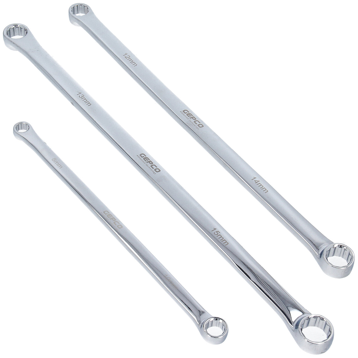 Doppel Ringschlüssel Satz 5-tlg. Vielzahn Schlüssel 8x10 12x14 13x15 16x18 17x19