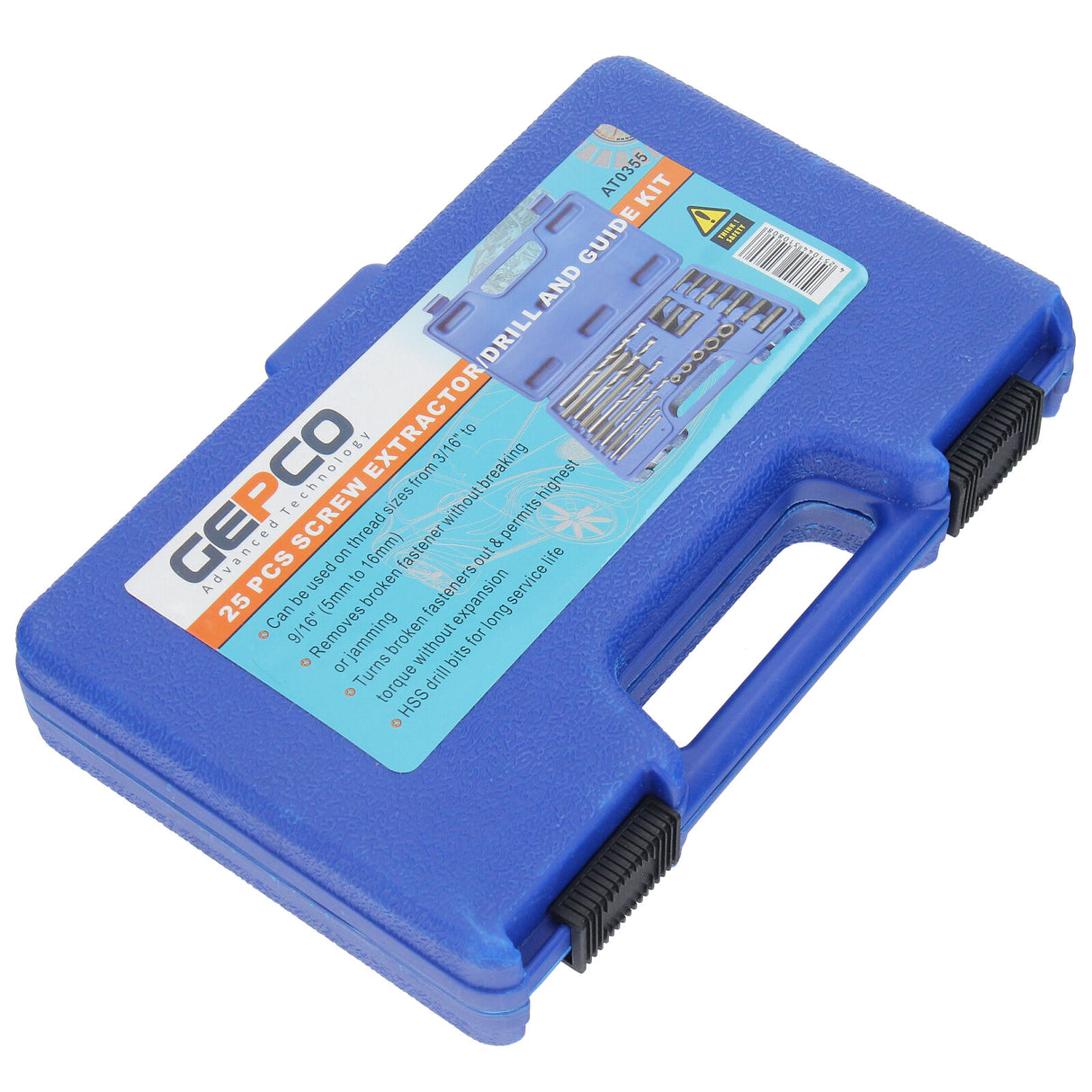 Schraubenausdreher-Satz, 25-tlg. Bolzenausdreher Spezial Ausdrehsatz Schraubenlöser