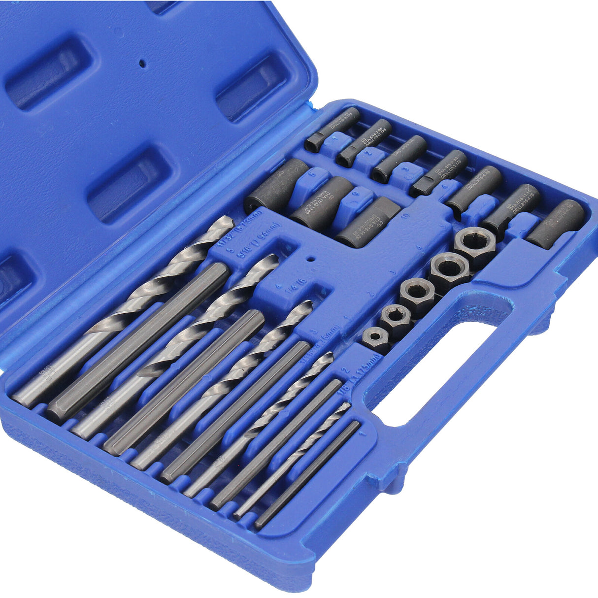 Schraubenausdreher-Satz, 25-tlg. Bolzenausdreher Spezial Ausdrehsatz Schraubenlöser
