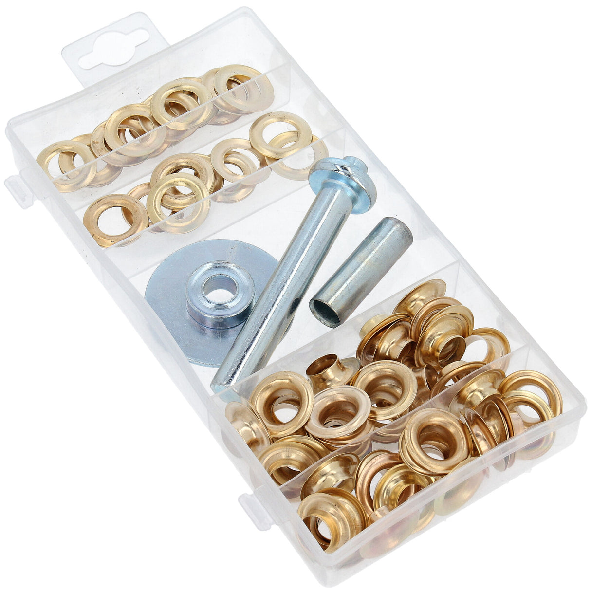 Neu Ösen-Installations-Set, 103-tlg. SATZ Lochverstärung Ösenset Planenösen Set Sortiment Rundösen Schlagösen