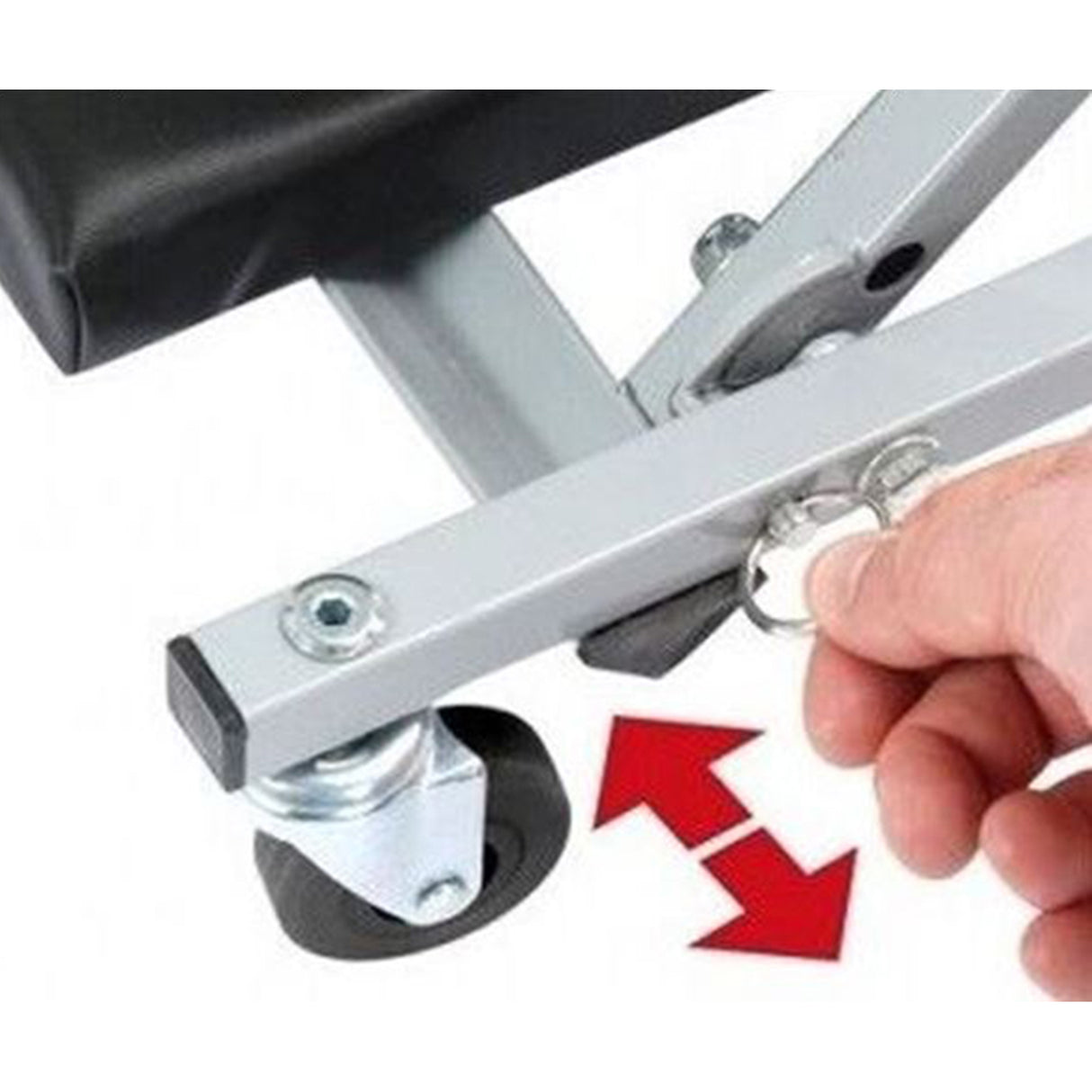 Rollbrett Montagerollbrett + Hocker