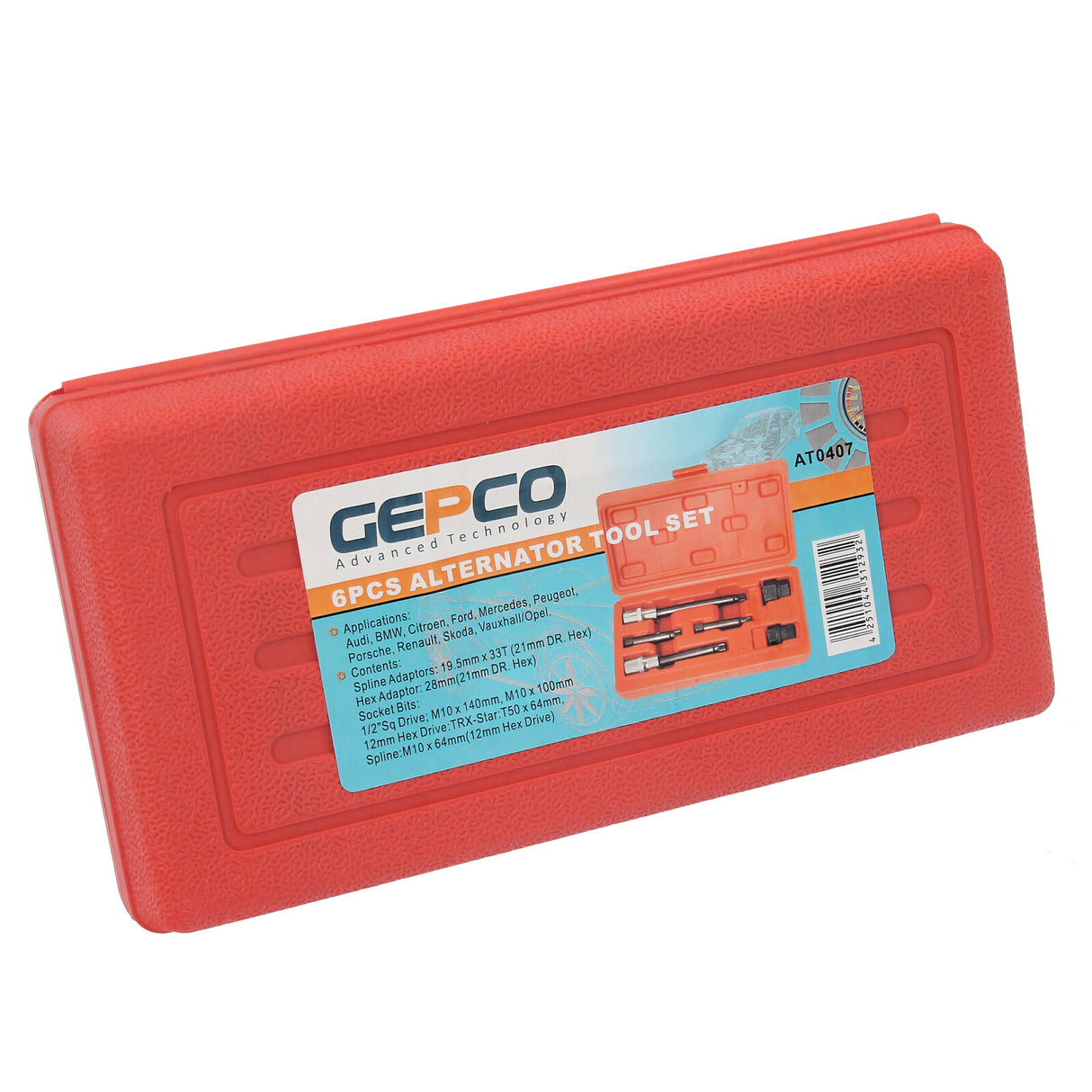 6-tlg. Lichtmaschinen-Bitsatz Audi, BMW, Citroen, Ford