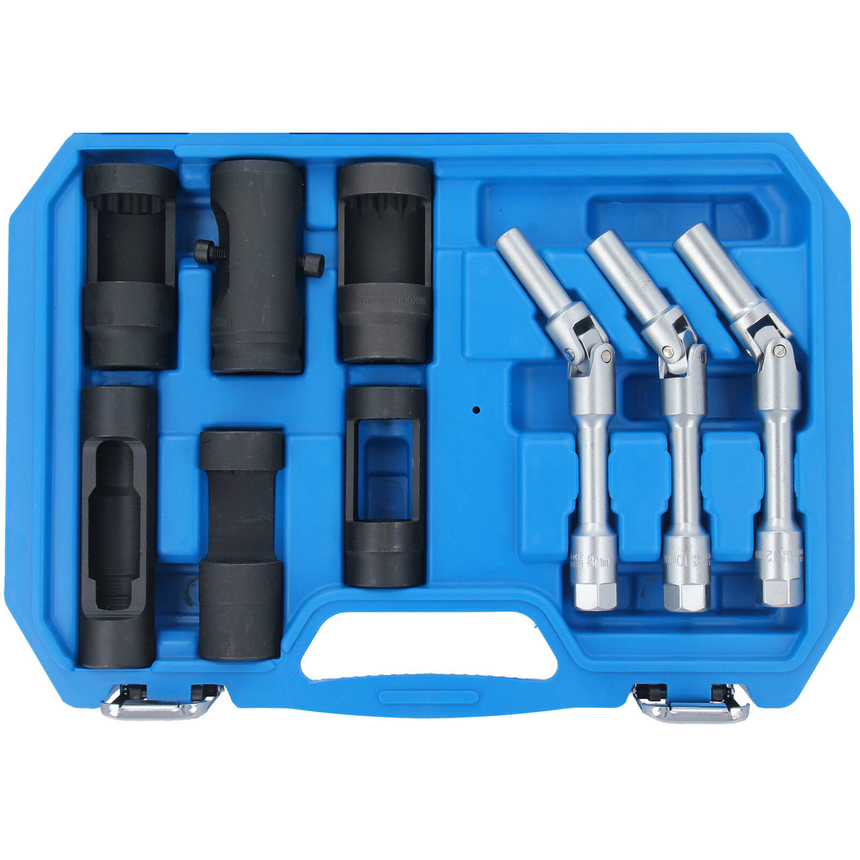 Werkstatt Glühkerzen Nuss Gelenk Einsätze Steck Schlüssel Stecknüsse Lamdasonde 8-10-12 mm