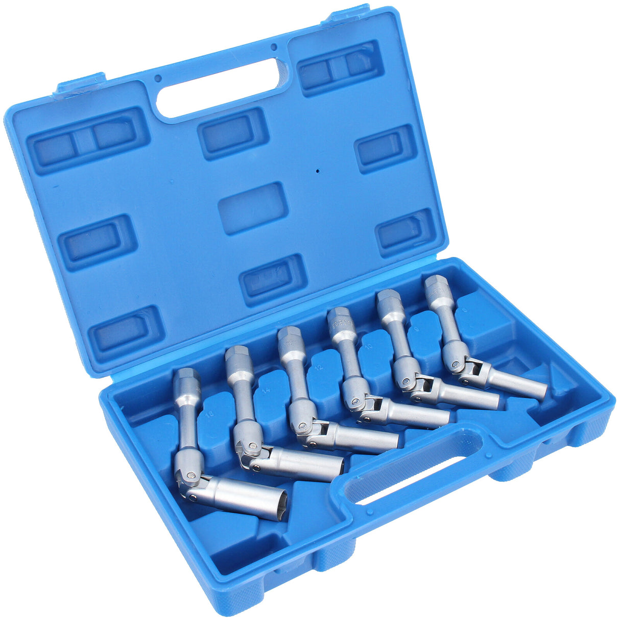 Werkstatt Glühkerzen Nuss Werkzeug Gelenk Einsätze 8-9-10-12-14-16 mm 6-tlg