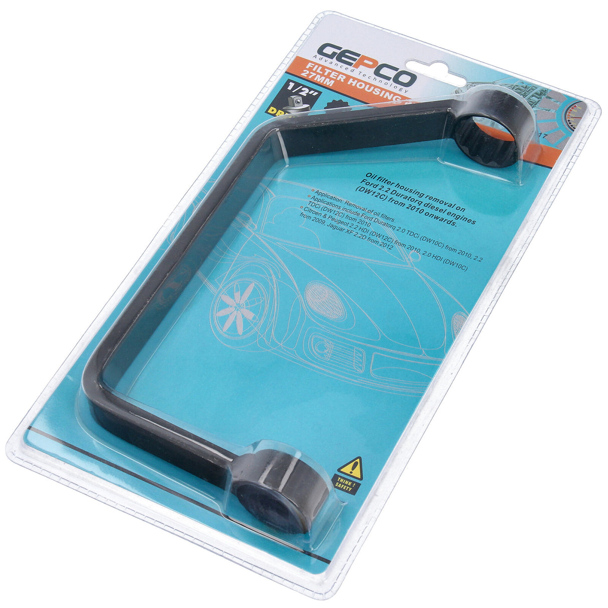 Ölfilterschlüssel Ford & PSA (Bild 5/5: Anwendung/Detailansicht)