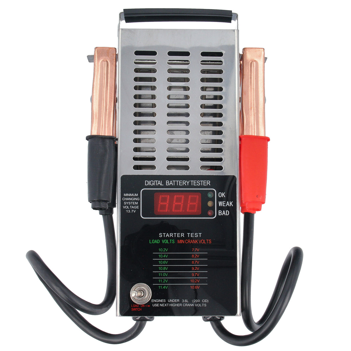 Digitaler Batterie Tester Prüfer 12V KFZ LCD Batterieprüfer 100 A Batterietester