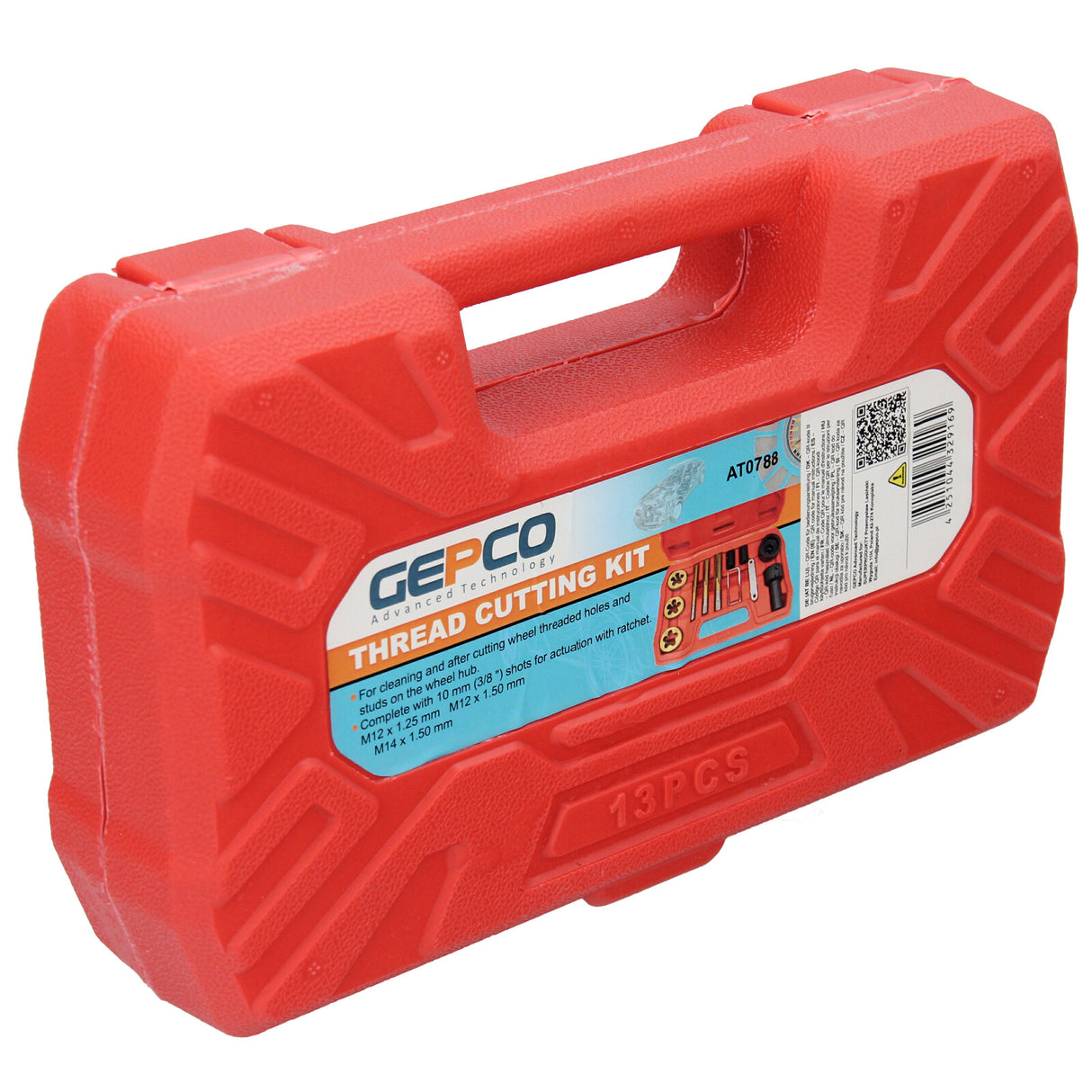 Gewindebohrer Schneideisen Reparatur Satz für Radmuttern und Bolzen 12-tlg