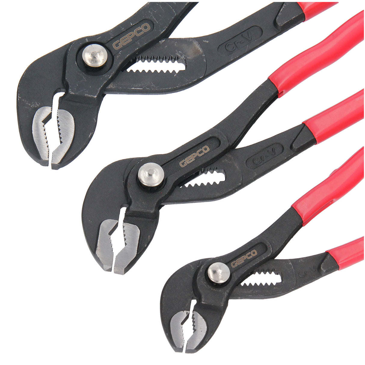 Wasserpumpenzange Rohrzange Zange Satz Rohrzangen Set Länge 180 240 300 mm 3-tlg