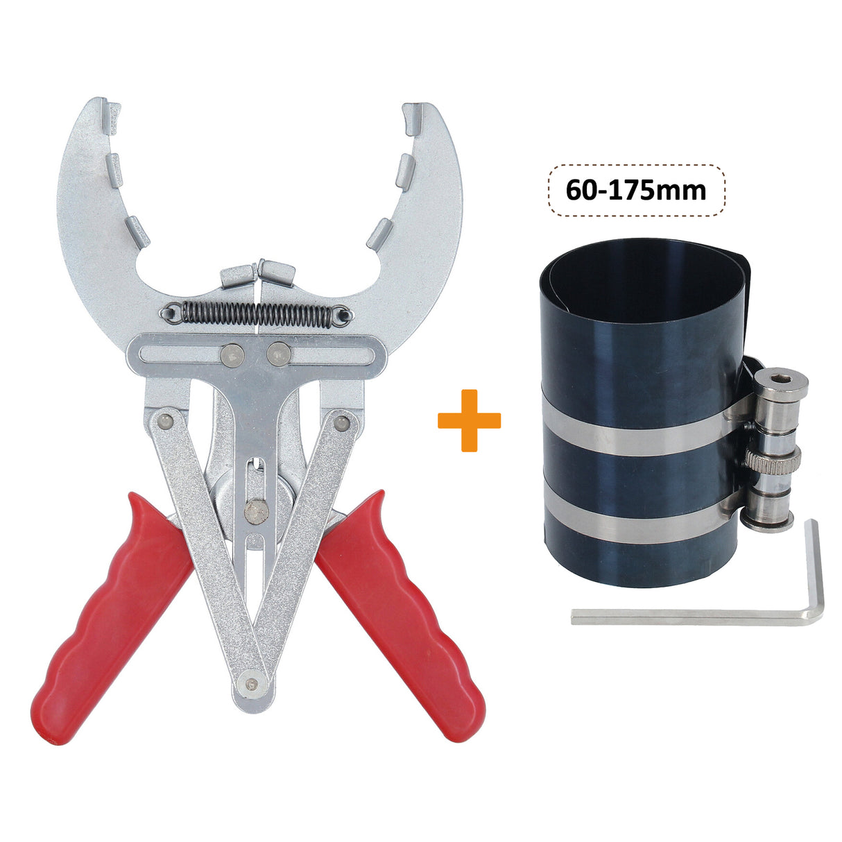 Kolbenringzange 40-100 mm + Kolbenring Spannband 60-90 mm 53-125 mm 60-175 mm