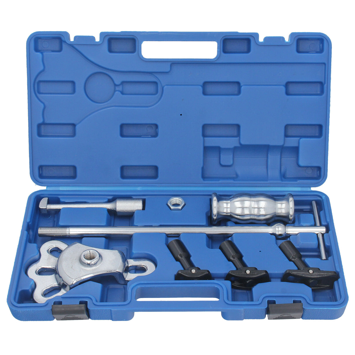 Hinterachslagerabzieher mit Gleithammer Satz 8-tlg. Achsen Lagern Dichtungen Kugellager-Abzieher-Set