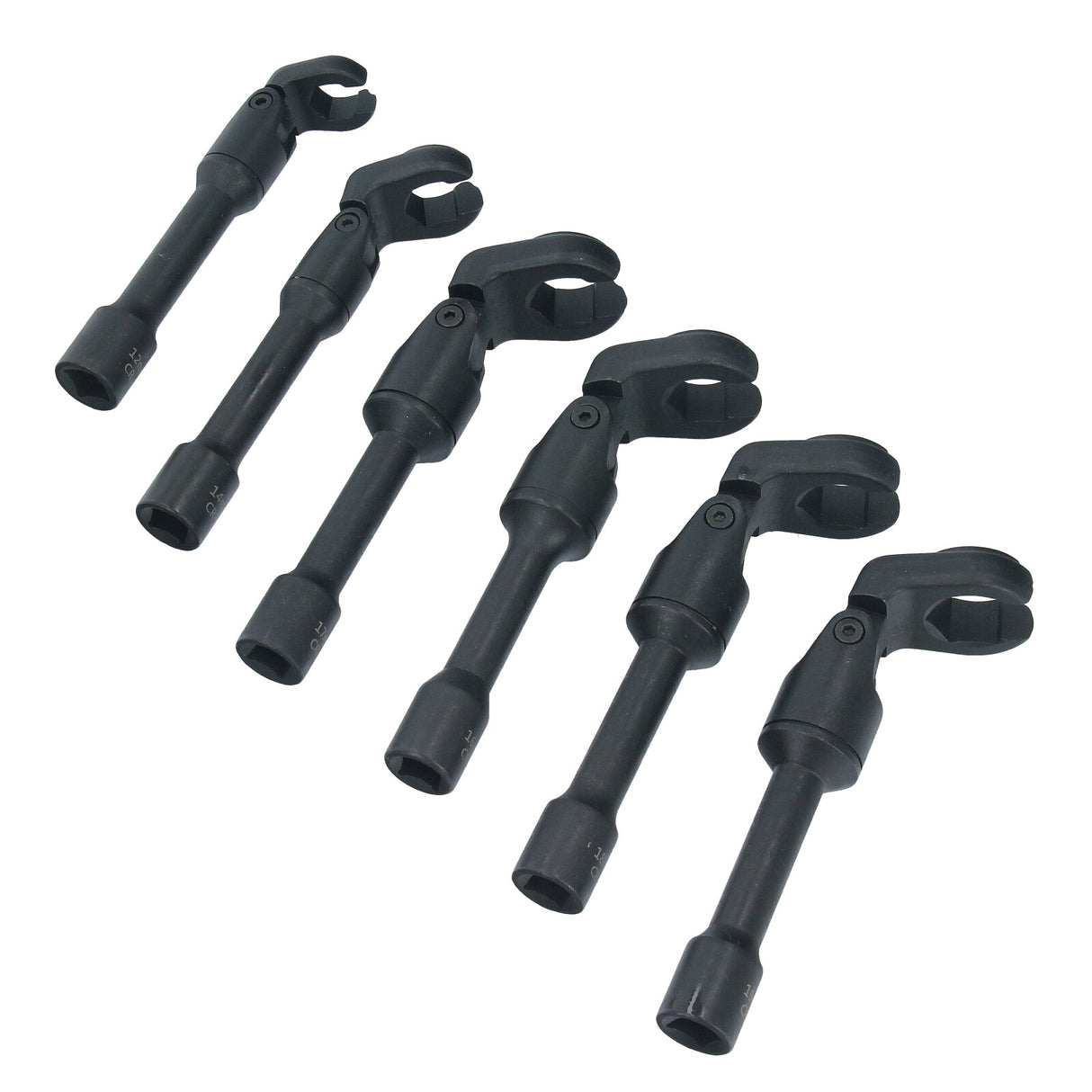 6 Stück Schraubenschlüssel 3/8" 12-14-16-17-18-19 mm für Diesel-Einspritzdüsen