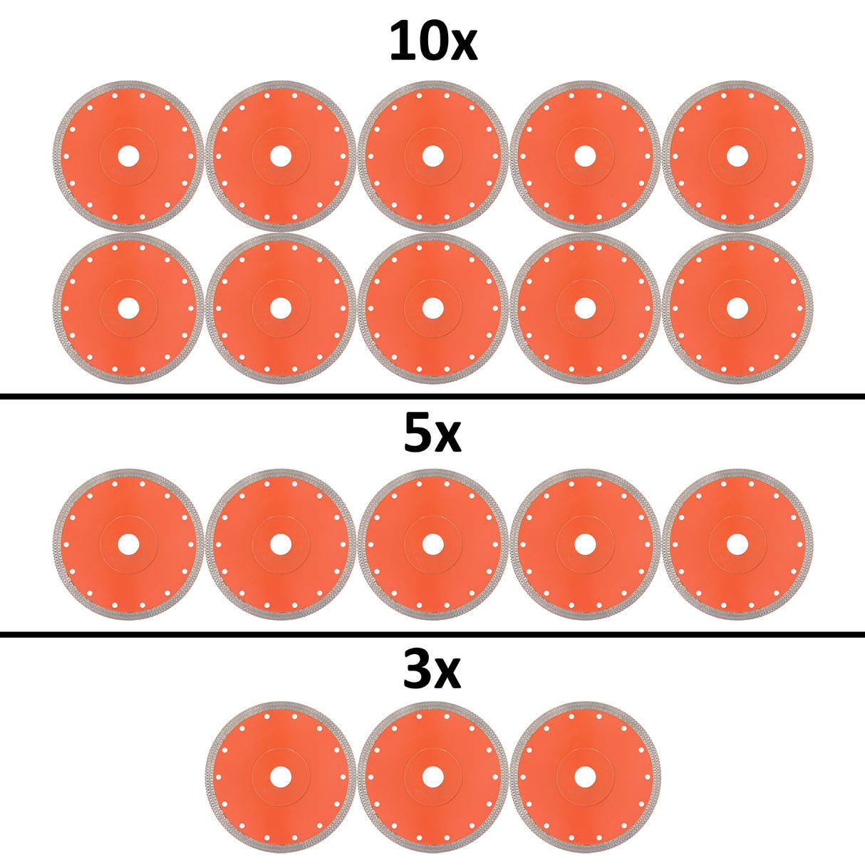 Diamanttrennscheibe Diamantscheibe Fliesen Durchmesser 180 mm Bohrung 25,4 mm