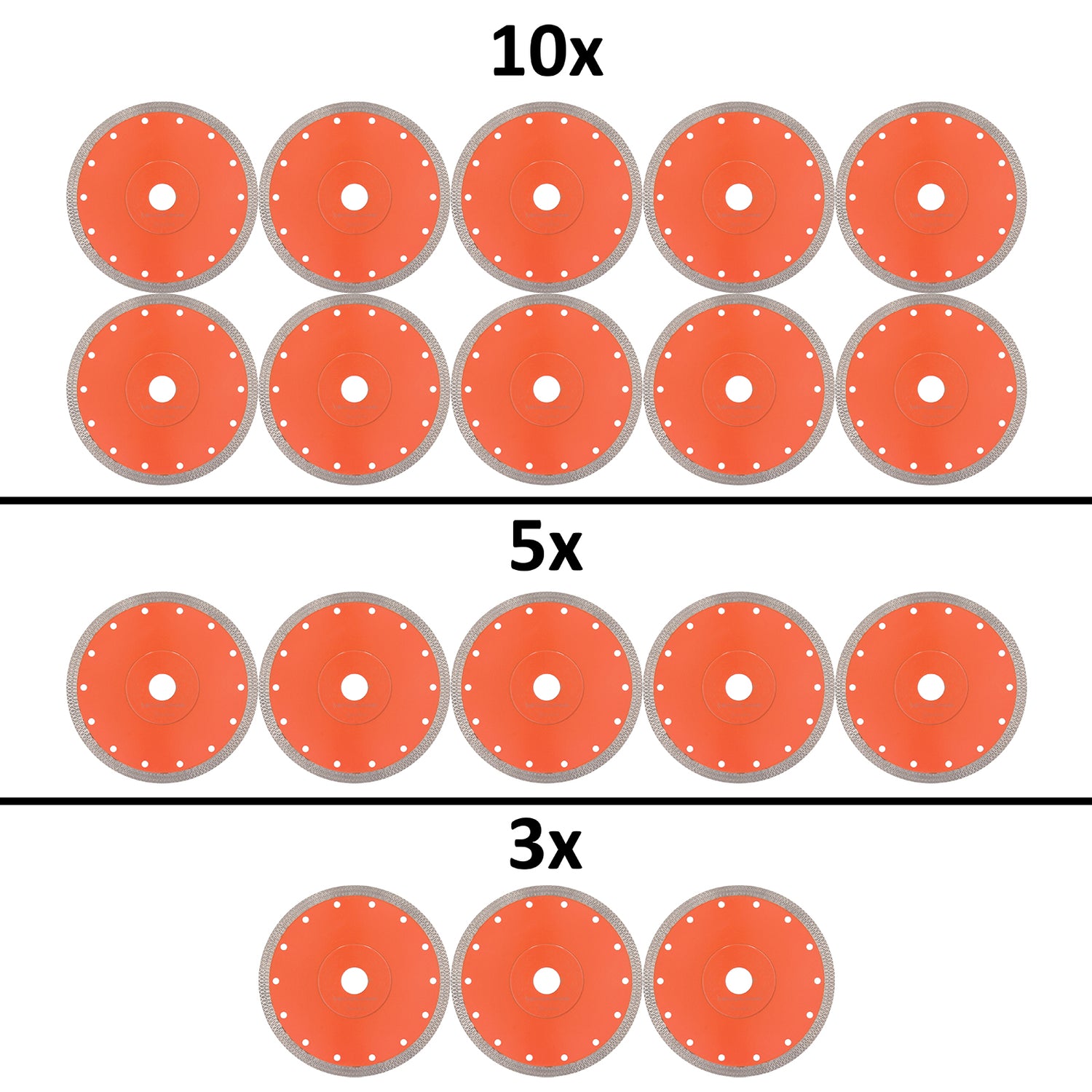 Diamanttrennscheibe Diamantscheibe Fliesen Durchmesser 180 mm Bohrung 25,4 mm
