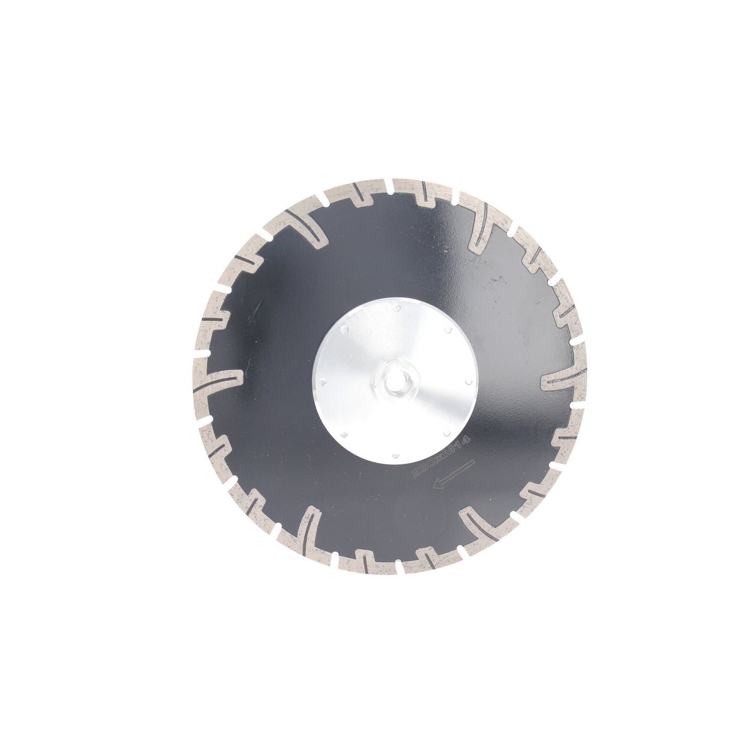 230 mm Diamantscheibe Diamanttrennscheibe Trennscheibe mit Flansch M 14