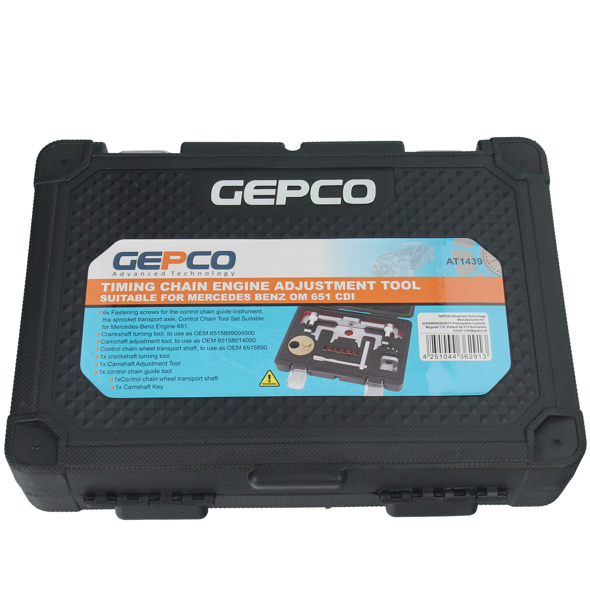 GEPCO Motor Einstellwerkzeug Steuerkettenwechsel für Mercedes-Benz Motor OM651