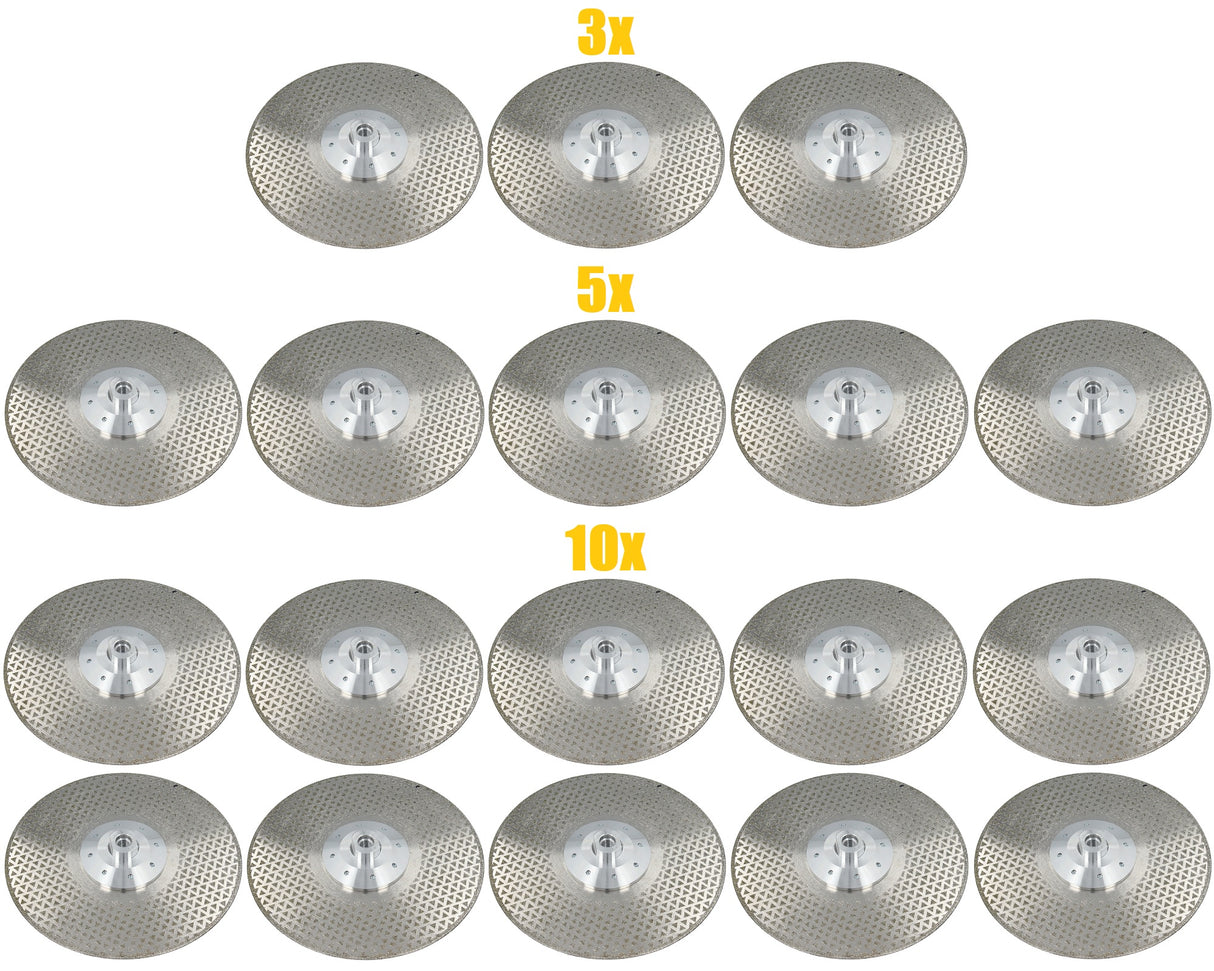 Profi Diamanttrennscheibe Diamantscheibe 230 mm M14 für Naturstein Beton 3/5/10