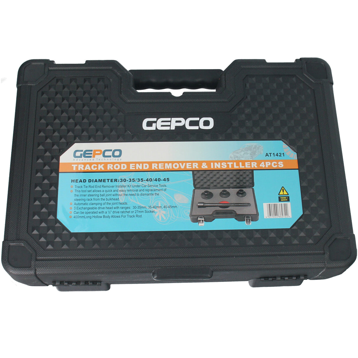 GEPCO 30-45 mm Spurstangenwerkzeug Abzieher Spurstange Axialgelenk Kugelgelenk 4-tlg.