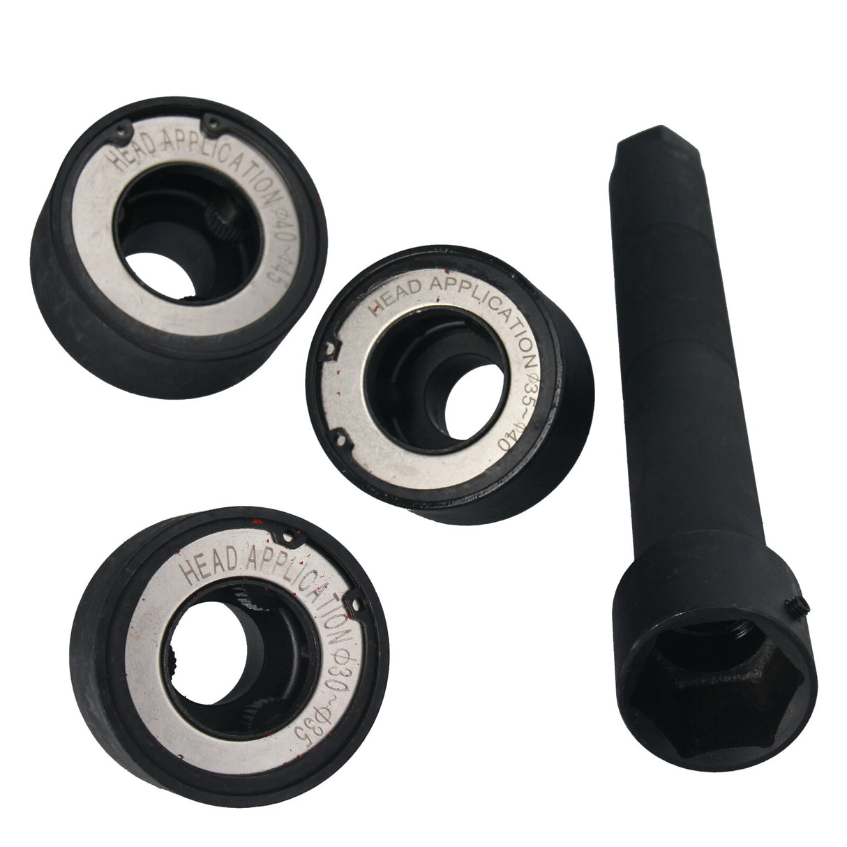 GEPCO 30-45 mm Spurstangenwerkzeug Abzieher Spurstange Axialgelenk Kugelgelenk 4-tlg.