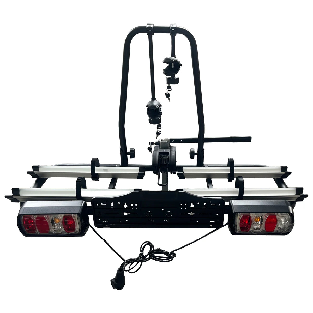 GEPCO Fahrradträger für 2 Fahrräder E-Bikes Heckträger Anhängerkupplung 60 kg