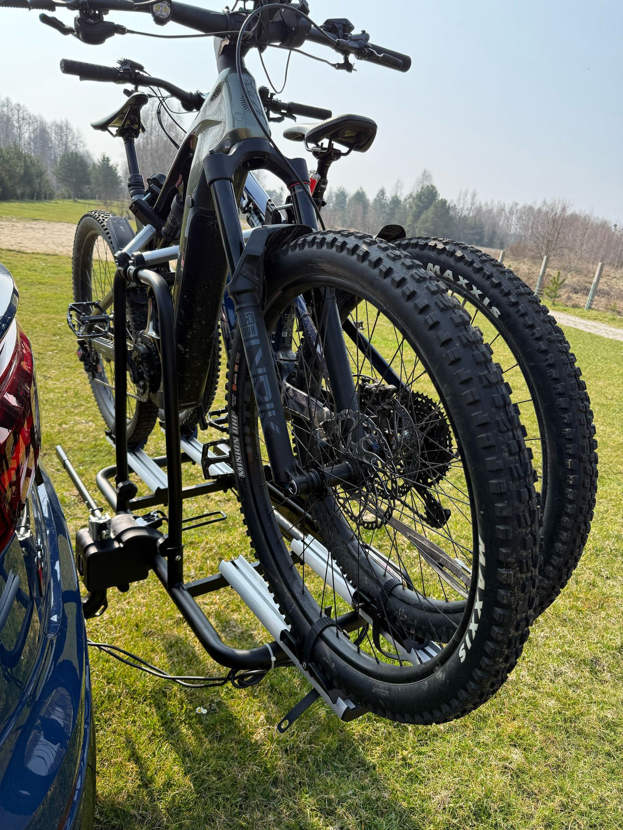 GEPCO Fahrradträger für 2 Fahrräder E-Bikes Heckträger Anhängerkupplung 60 kg