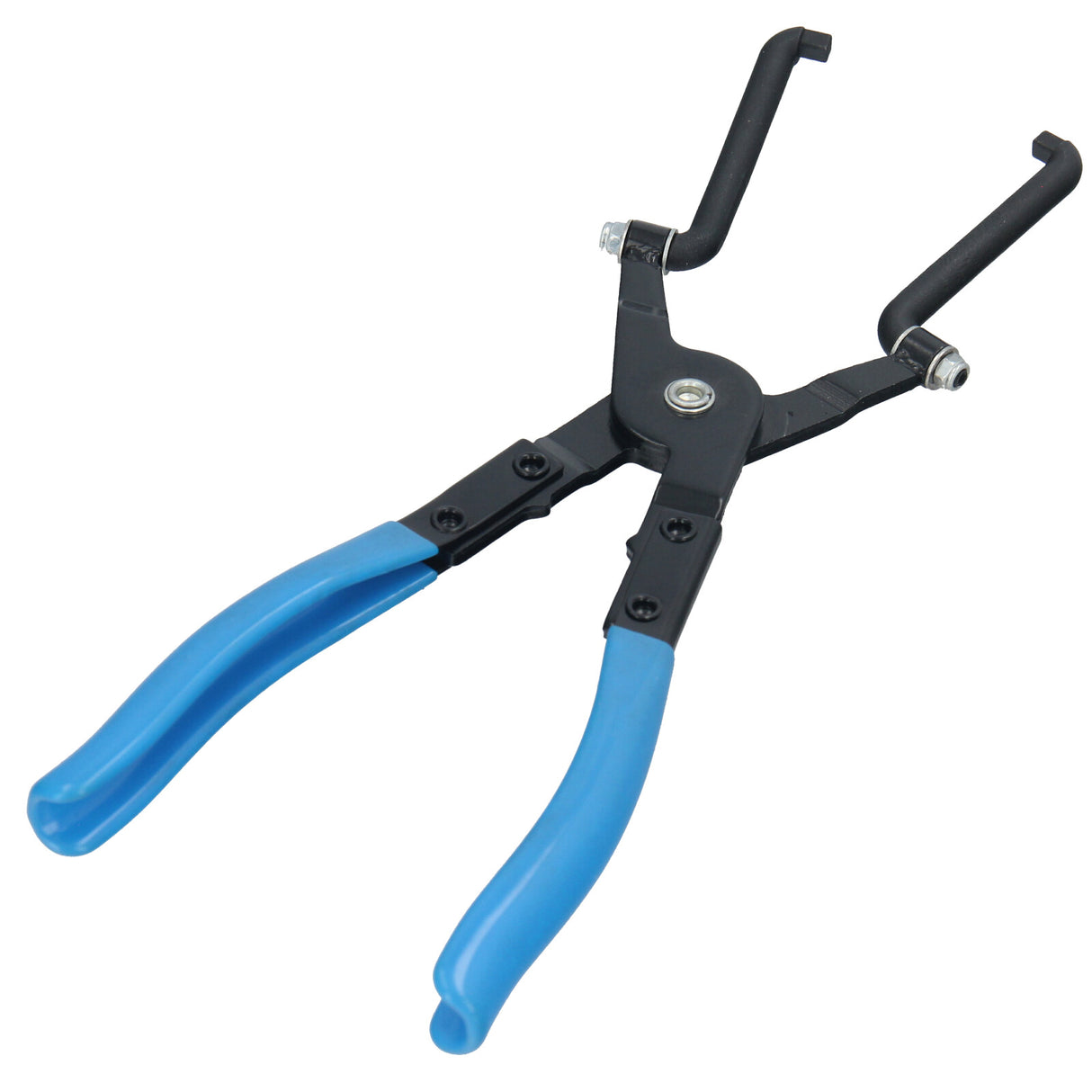 Kraftstoffleitungszange mit Schwenkbacken für VAG Fiat Mercedes-Benz Opel 270 mm