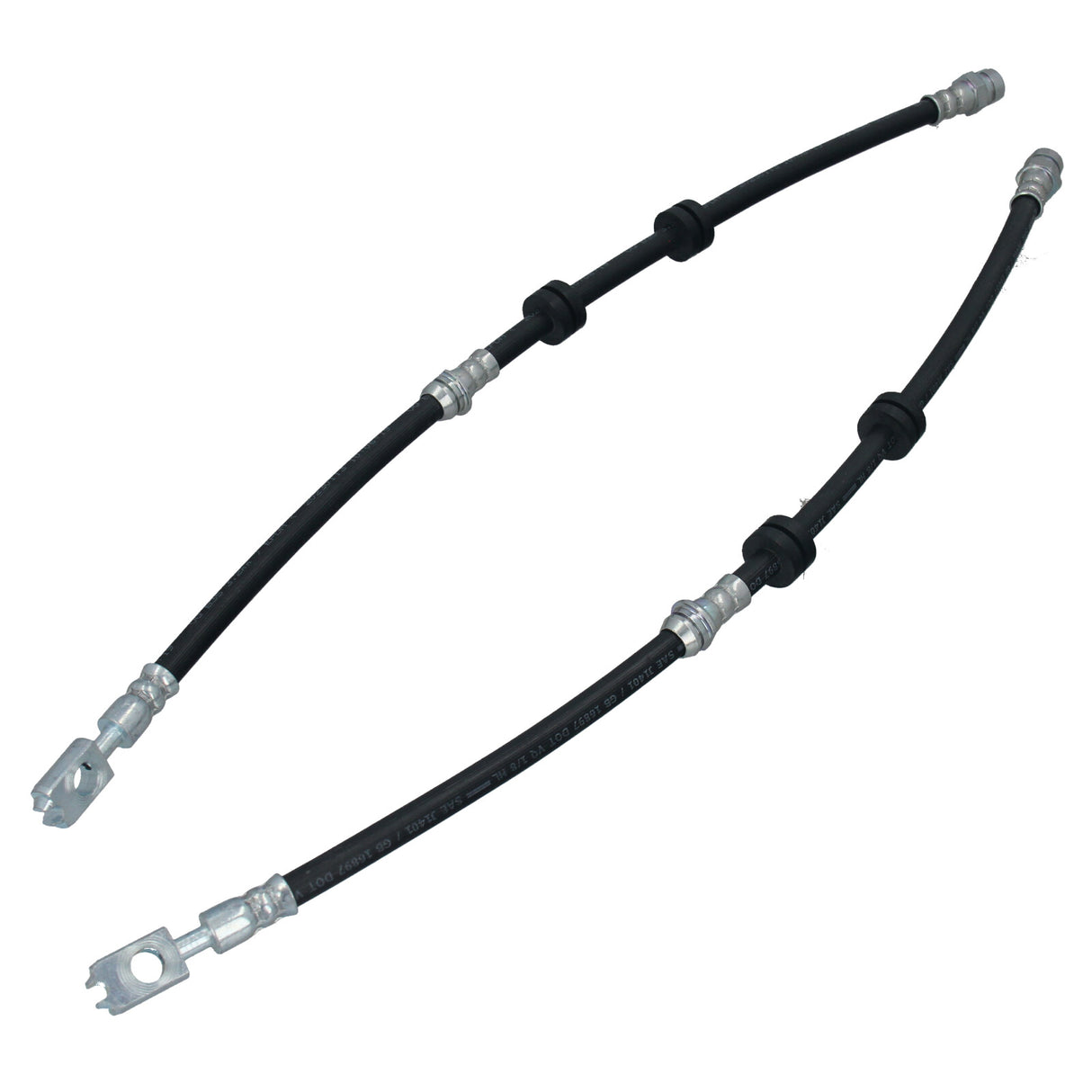 2x Bremsschlauch Bremsleitung Vorne für Seat Corodba Ibiza Skoda Fabia Roomster