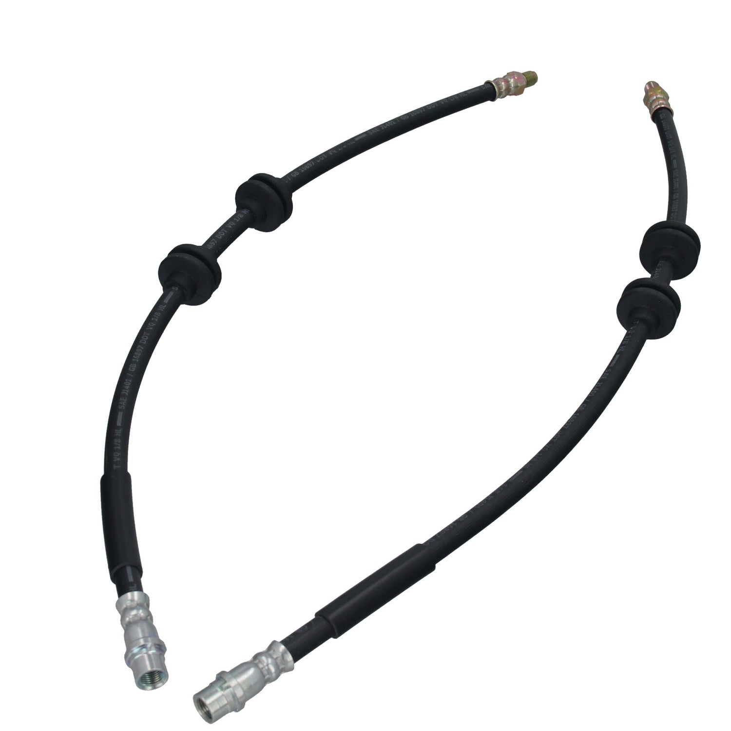 2x Bremsschlauch Bremsleitung Vorne Vorderachse für BMW 1er E81 E87 3er E90 E91