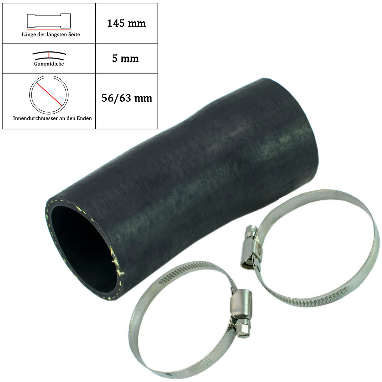 ROHR TURBO SCHLAUCH LADELUFTSCHLAUCH INTERCOOLER VOLVO V70 S70 850 2.5 TDI 9434452