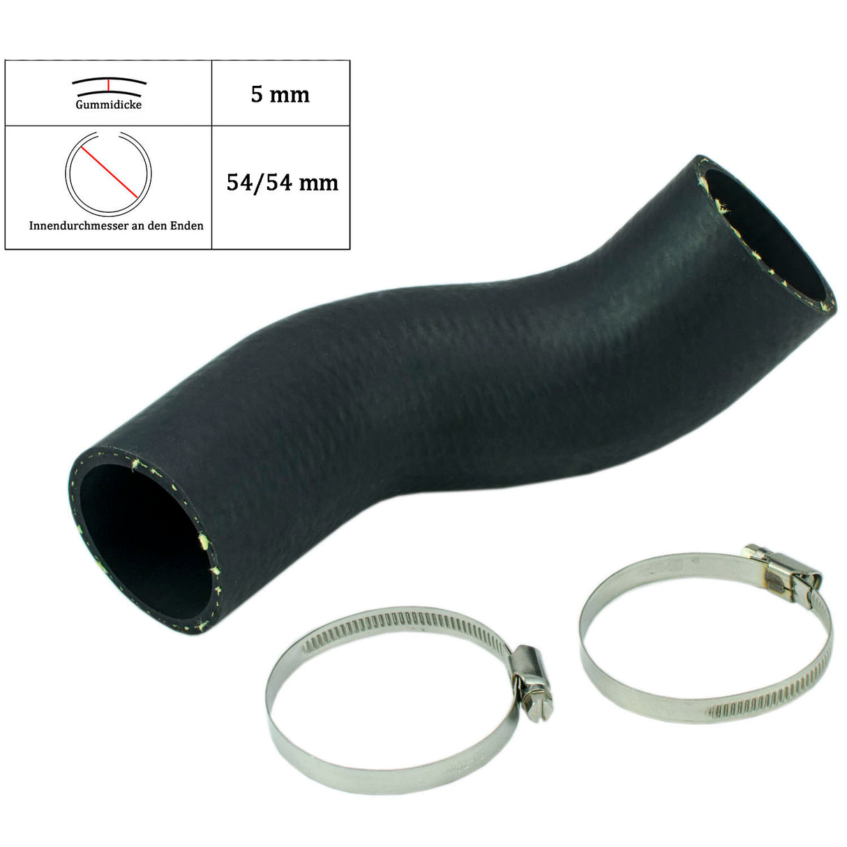 ROHR TURBO SCHLAUCH LADELUFTSCHLAUCH FIAT Stilo 1,9 JTD 51718041 46808669 INTERCOOLER